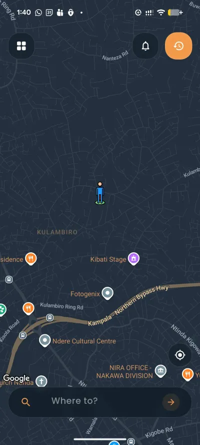 CityRyder Boda app screen